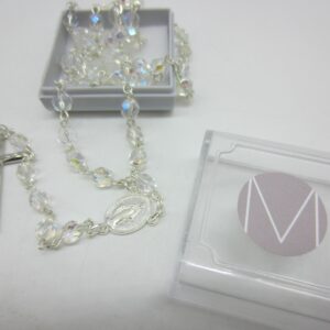 Rosario cristal roca 6mm